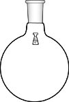 Flask, Round Bottom,  Single Neck